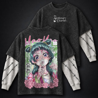 Apothecary Diaries Heavyweight Washed Double Sleeves T-Shirt