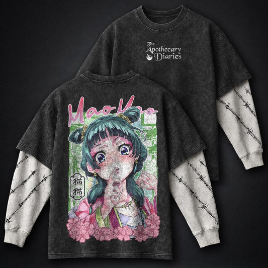 Apothecary Diaries Heavyweight Washed Double Sleeves T-Shirt