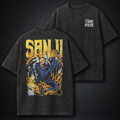 One Piece Essential Washed T-Shirt
