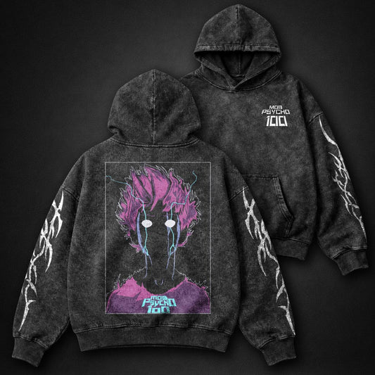 Mob Psycho 100 Urban Washed Hoodie