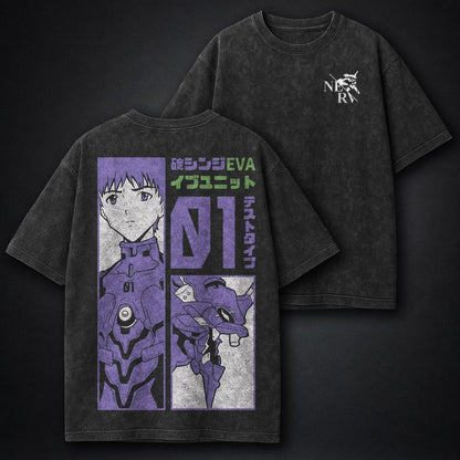 Neon Genesis Evangelion Clean Washed T-Shirt