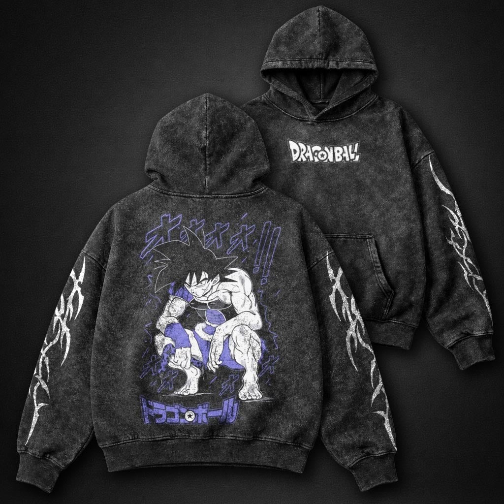 Dragon Ball Lightweight Washed Hoodie