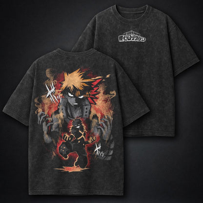 My Hero Academia Washed Washed T-Shirt