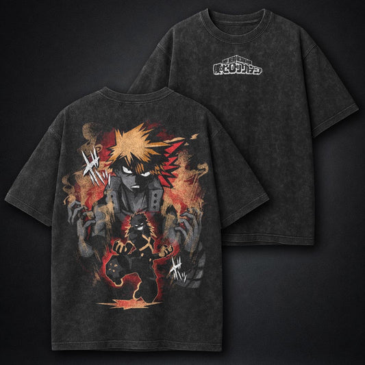 My Hero Academia Washed Washed T-Shirt