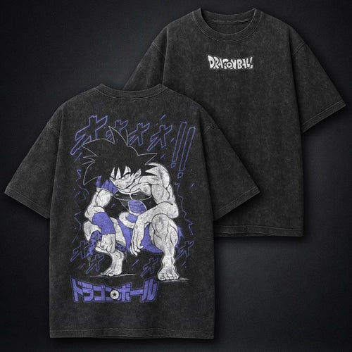 Dragon Ball Oversized Washed T-Shirt