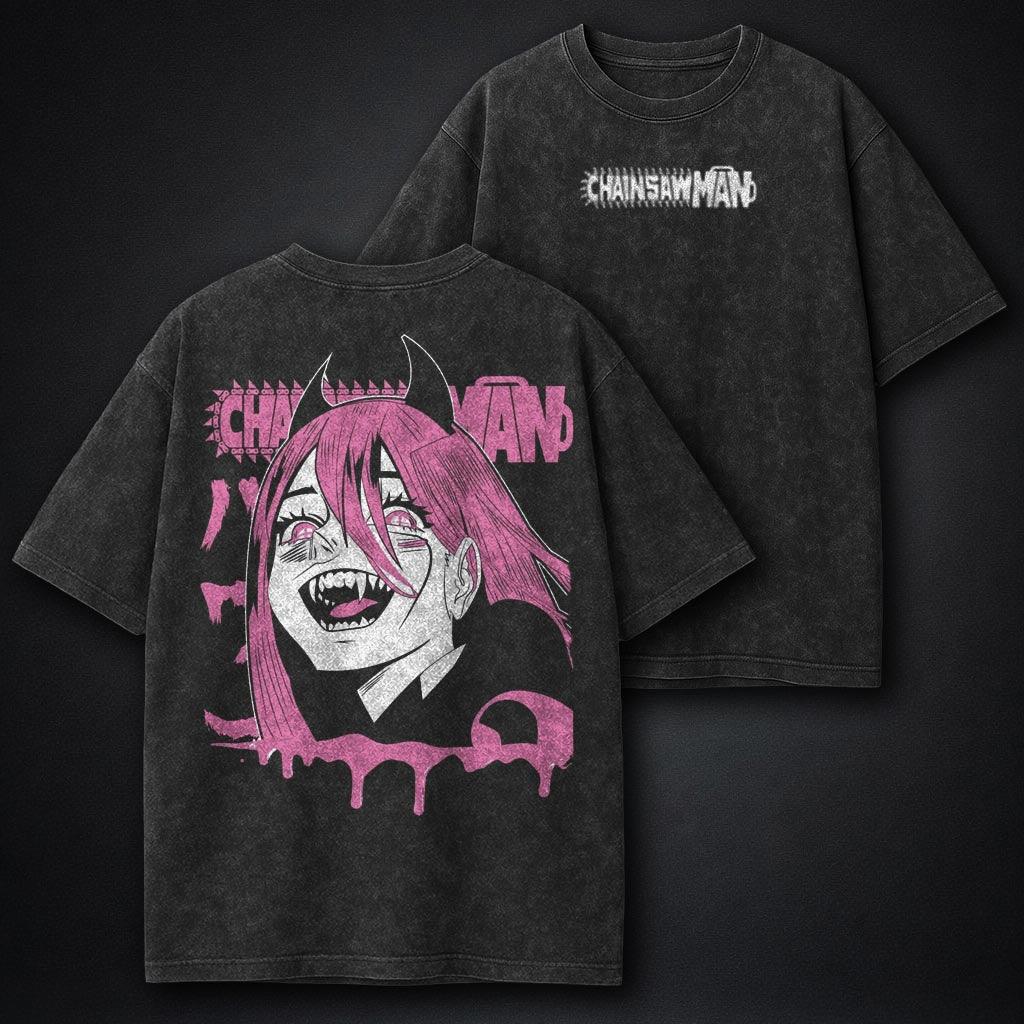 Chainsaw Man Lightweight Washed T-Shirt