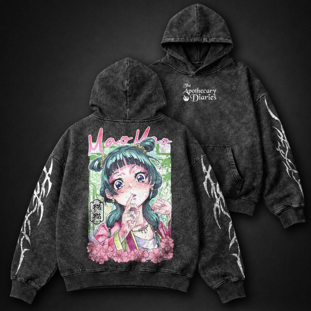 Apothecary Diaries Oversized Washed Hoodie