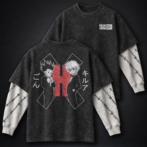 Hunter x Hunter Cozy Washed Double Sleeves T-Shirt