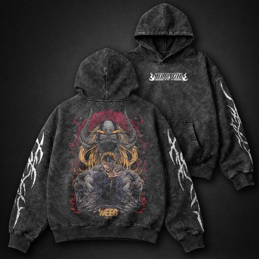 Bleach Minimal Washed Hoodie