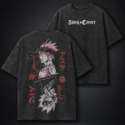 Black Clover Urban Washed T-Shirt
