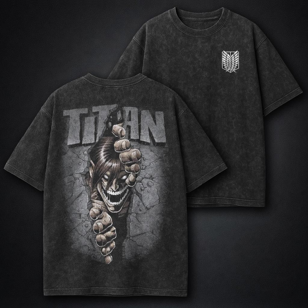 Attack on Titan Premium Washed T-Shirt