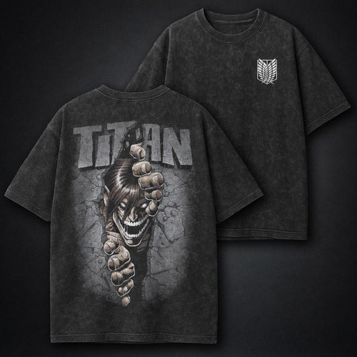 Attack on Titan Premium Washed T-Shirt