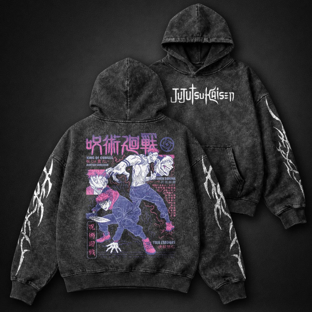 Jujutsu Kaisen Heavyweight Washed Hoodie
