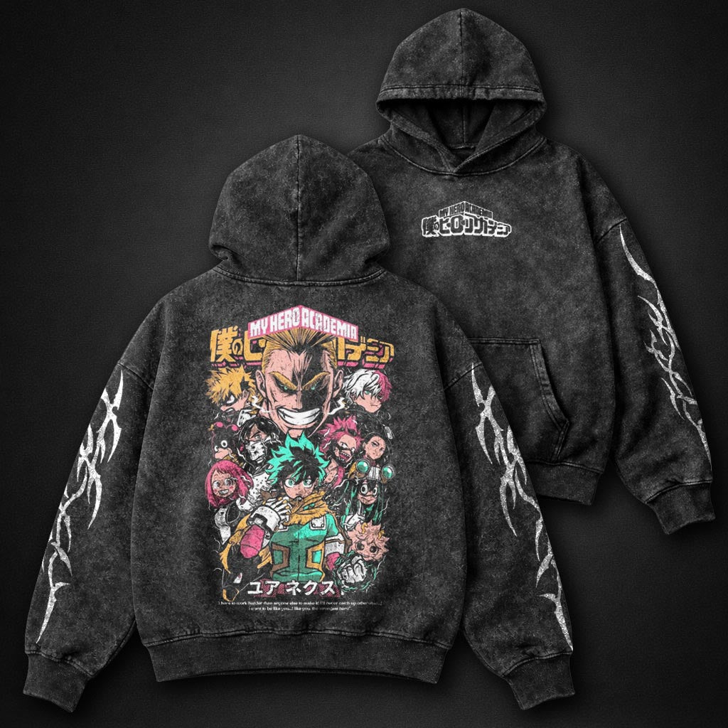 My Hero Academia Heavyweight Washed Hoodie