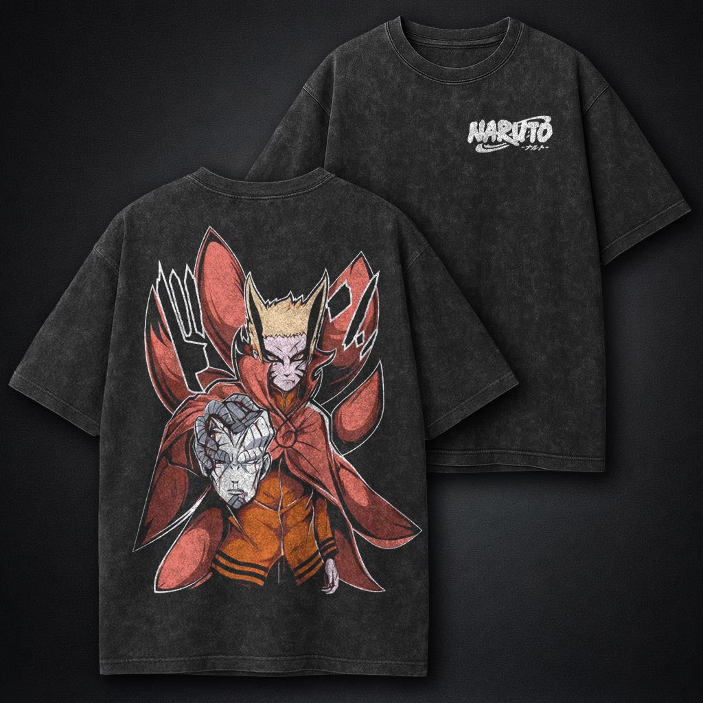 Naruto Streetwear Washed T-Shirt