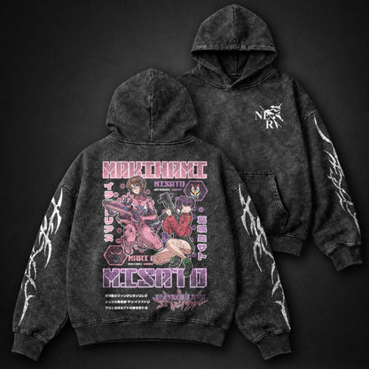 Neon Genesis Evangelion Graphic Washed Hoodie