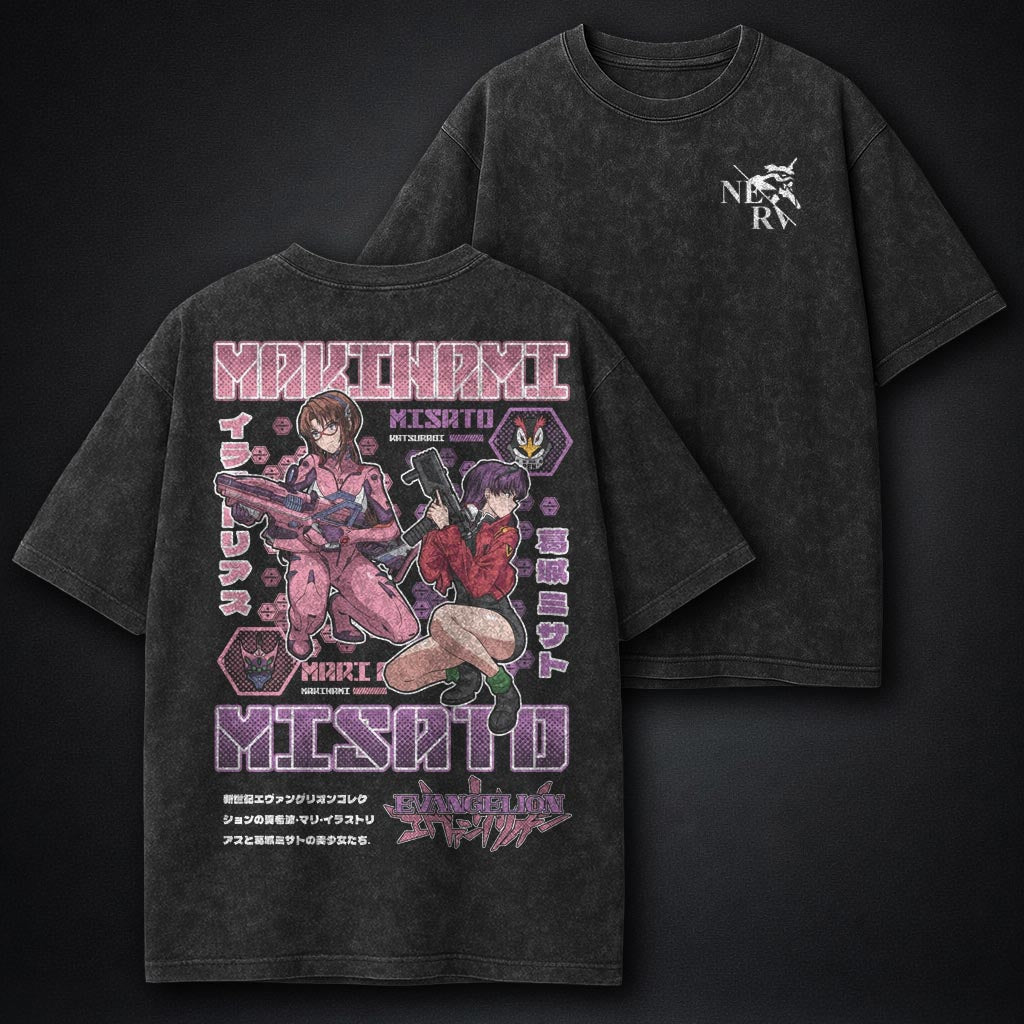 Neon Genesis Evangelion Urban Washed T-Shirt