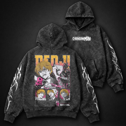 Chainsaw Man Heavyweight Washed Hoodie