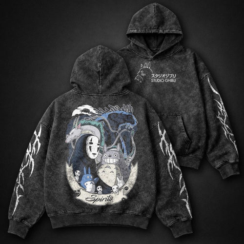 Ghibli Premium Washed Hoodie