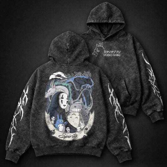 Ghibli Premium Washed Hoodie