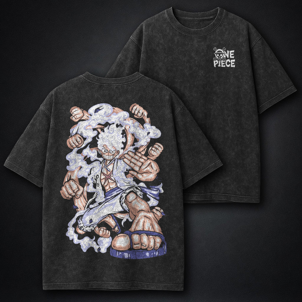 One Piece Ribbed Washed T-Shirt