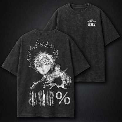 Mob Psycho 100 Bold Washed T-Shirt