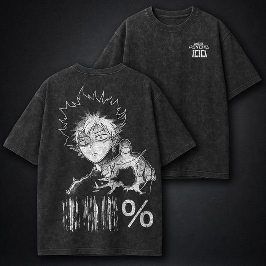 Mob Psycho 100 Bold Washed T-Shirt