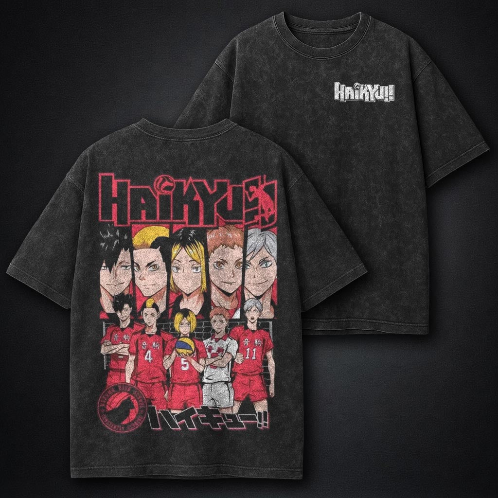 Haikyuu Premium Washed T-Shirt
