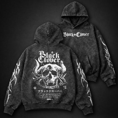 Black Clover Classic Washed Hoodie