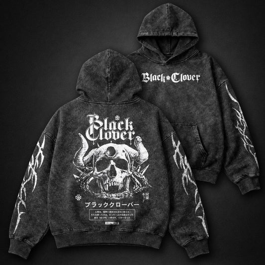 Black Clover Classic Washed Hoodie