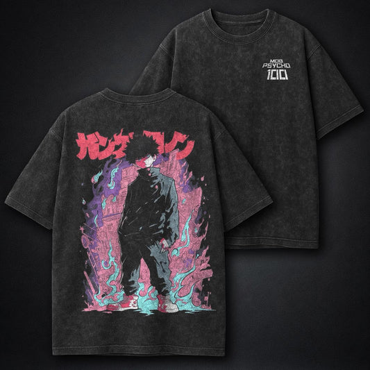 Mob Psycho 100 Premium Washed T-Shirt