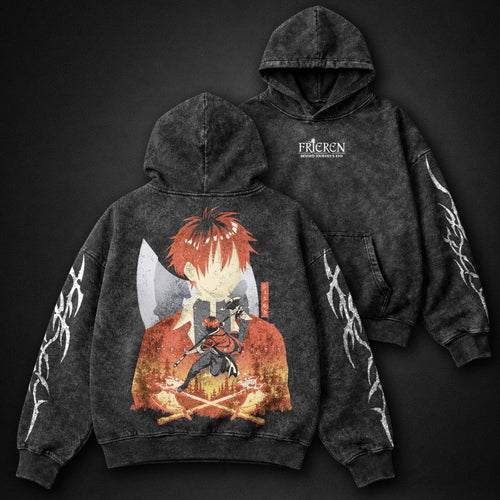 Frieren Lightweight Washed Hoodie
