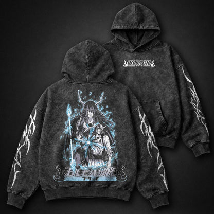 Bleach Streetwear Washed Hoodie