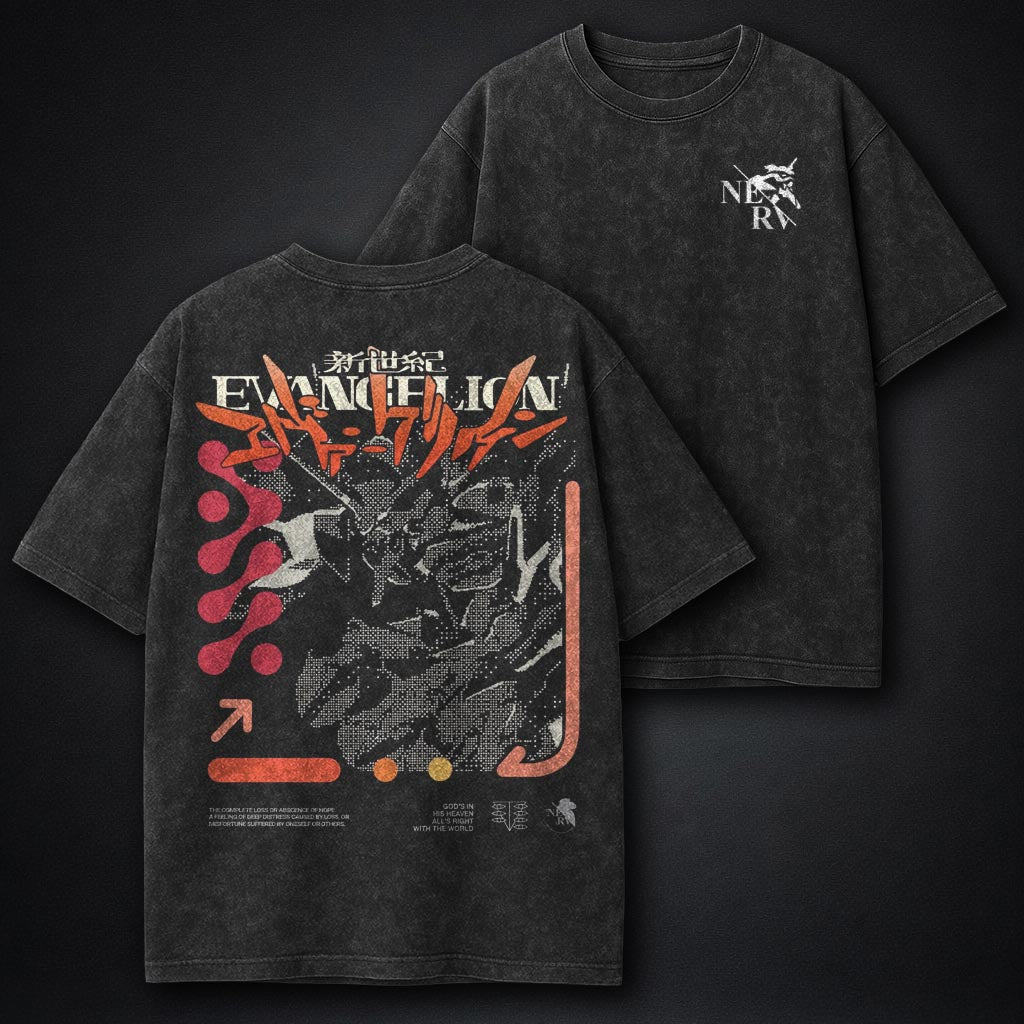 Neon Genesis Evangelion Premium Washed T-Shirt