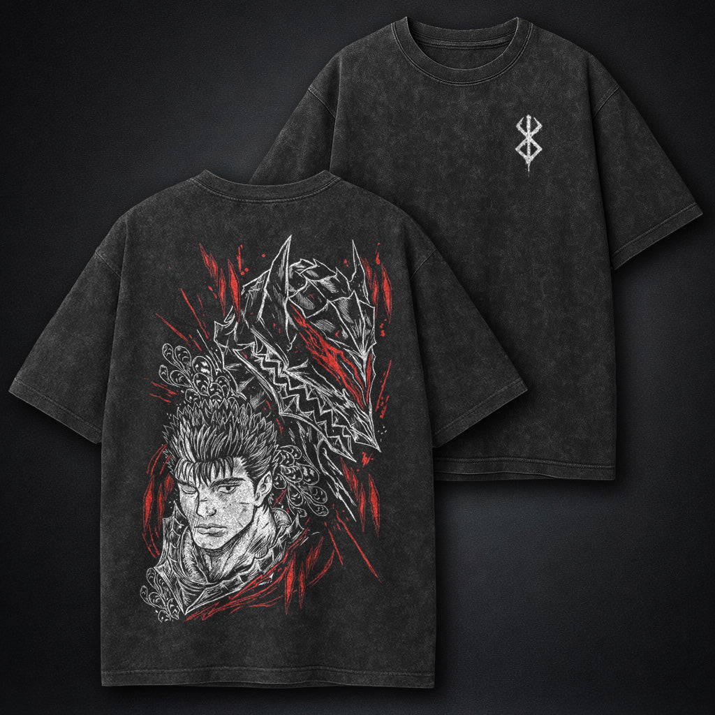 Berserk Strong Guts Washed T-Shirt