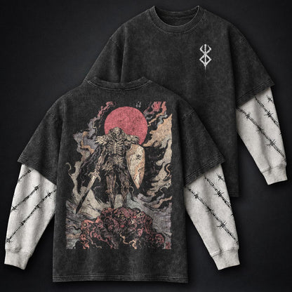 Berserk Signature Double Sleeves Washed T-Shirt