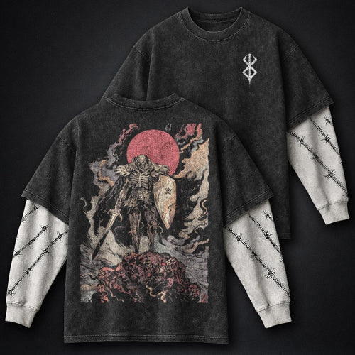 Berserk Signature Double Sleeves Washed T-Shirt