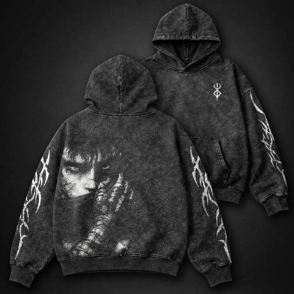 Berserk Vintage Washed Hoodie