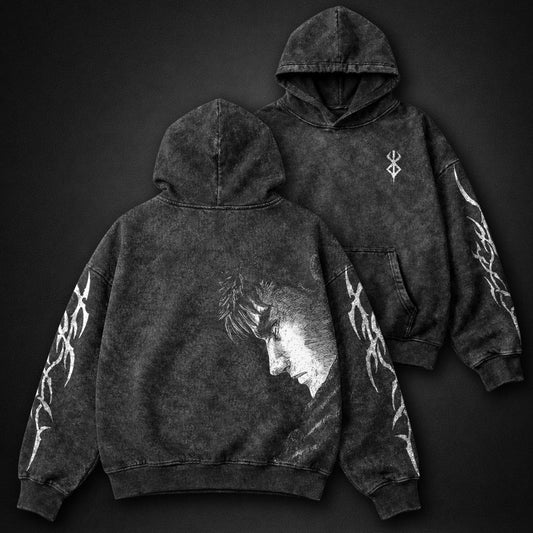 Berserk Fitted Washed Hoodie