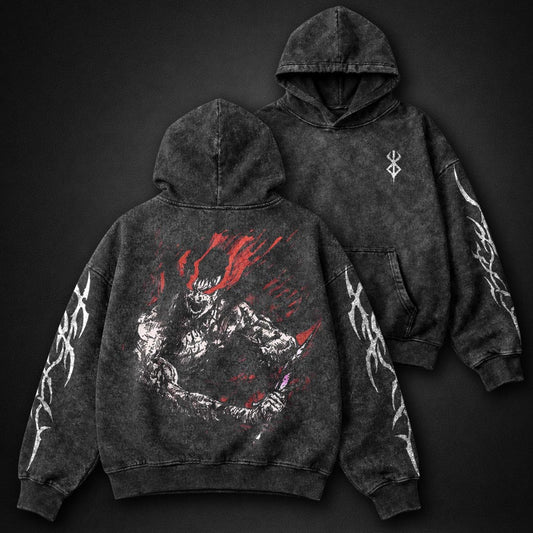 Berserk Premium Washed Hoodie