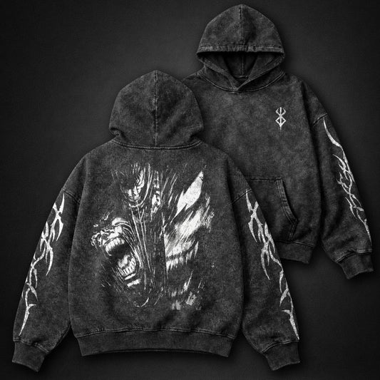 Berserk Breathable Washed Hoodie