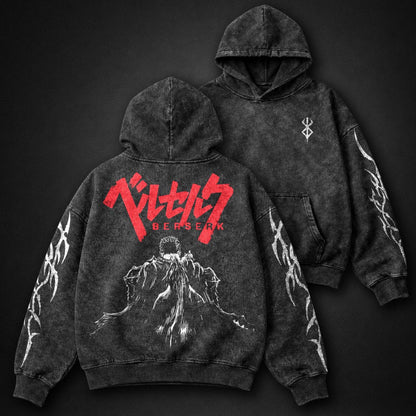 Berserk Tailored Washed Hoodie