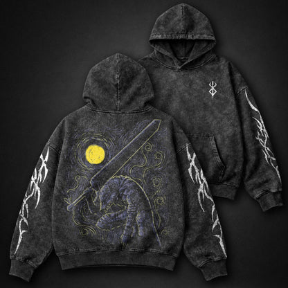 Berserk Oversized Washed Hoodie