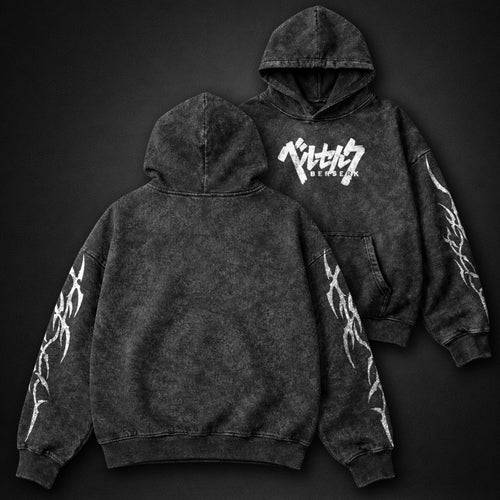 Berserk Core Washed Hoodie