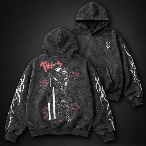 Berserk Statement Washed Hoodie