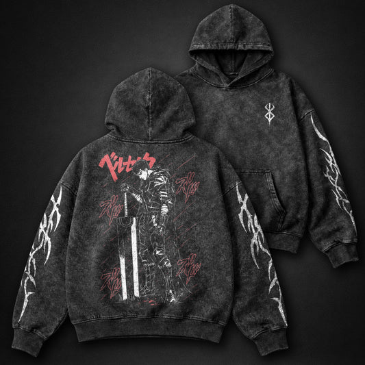 Berserk Statement Washed Hoodie