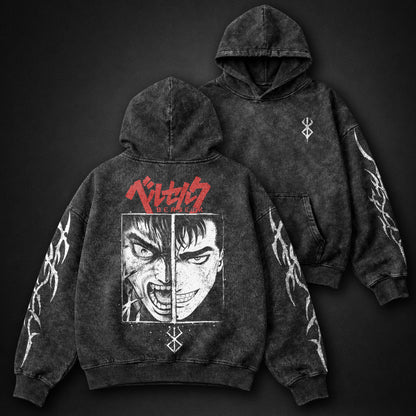 Berserk Thermal Washed Hoodie