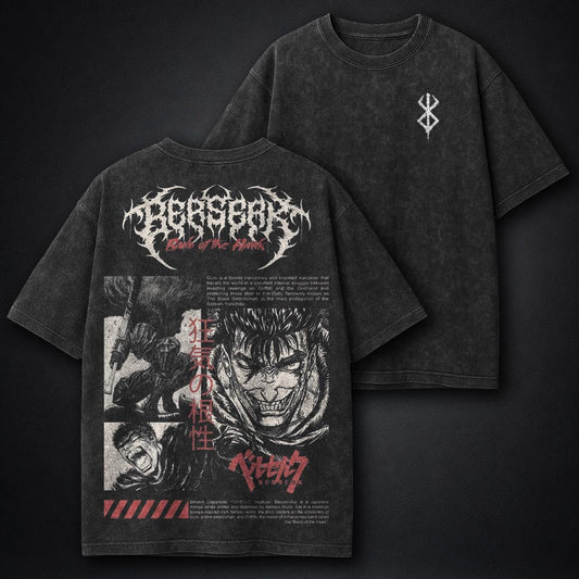Berserk Fitted Washed T-Shirt