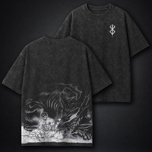 Berserk Cropped Washed T-Shirt
