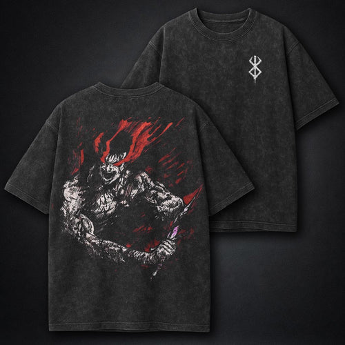 Berserk Edgy Washed T-Shirt
